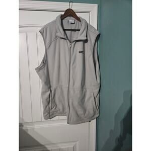 Columbia Hard Wear Fleece Vest Gray Size 4XLT